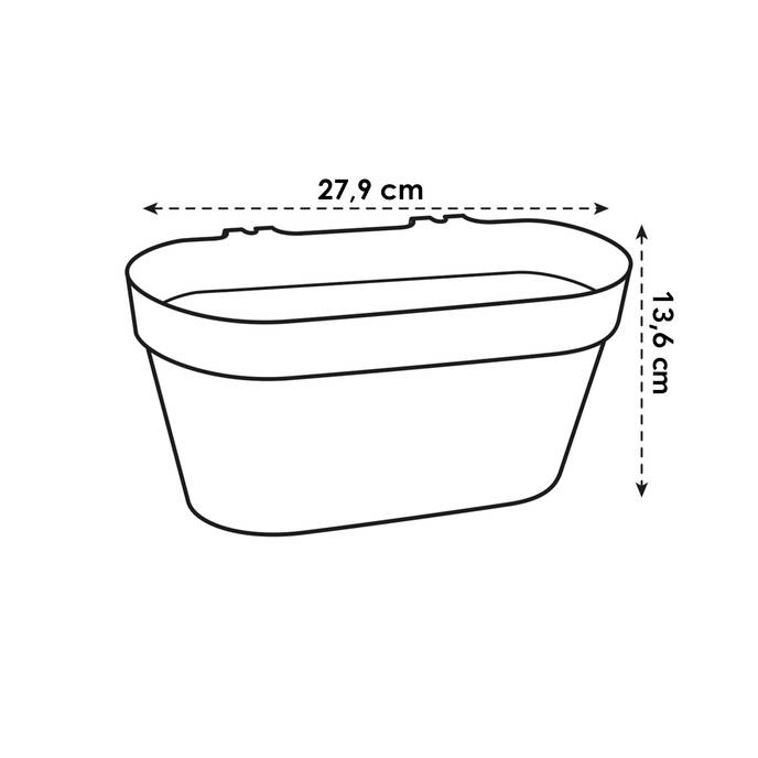 loft urban green wall duo 28cm wit